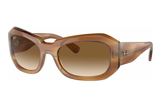 Ray-Ban RB2212 140351 Clear & BrownStriped Brown