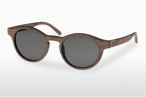 слънчеви очила Wood Fellas Flaucher (10754 black oak/grey)