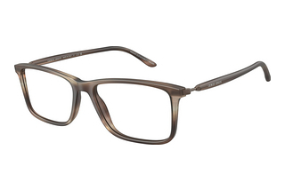 Giorgio Armani AR7261 6167 Matte Stripped Brown