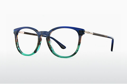 очила Wood Fellas Pfersee (11002 walnut/blue)