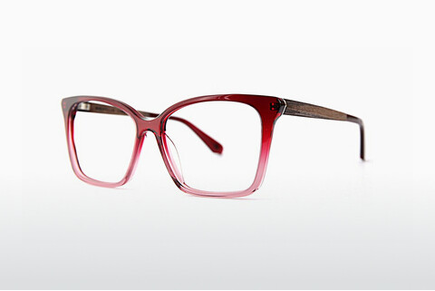 очила Wood Fellas Curve (11042 red/crystal)