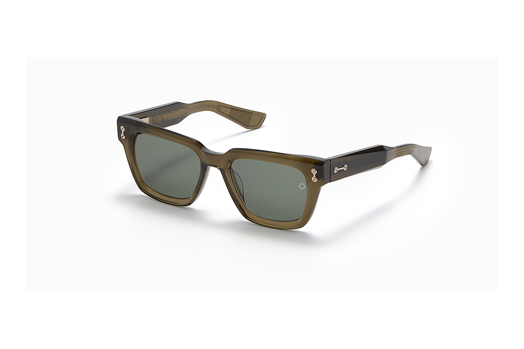 Akoni Eyewear   AKS-111 B G-15 - ARCrystal Olive - White Gold w/ G-15 - AR