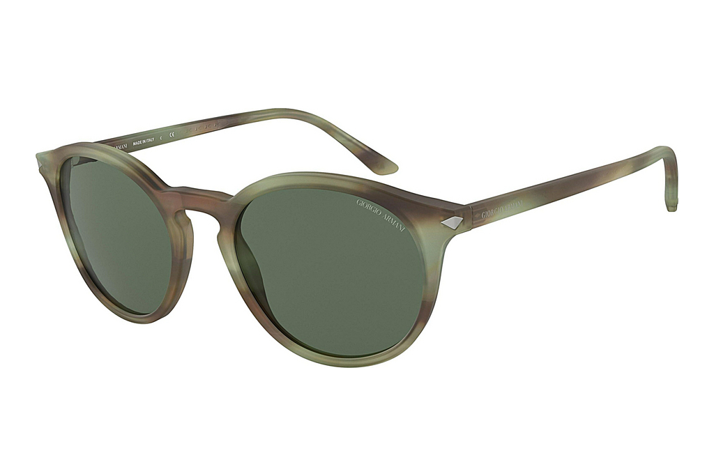 Giorgio Armani   AR8122 577371 GREENMATTE STRIPED GREEN