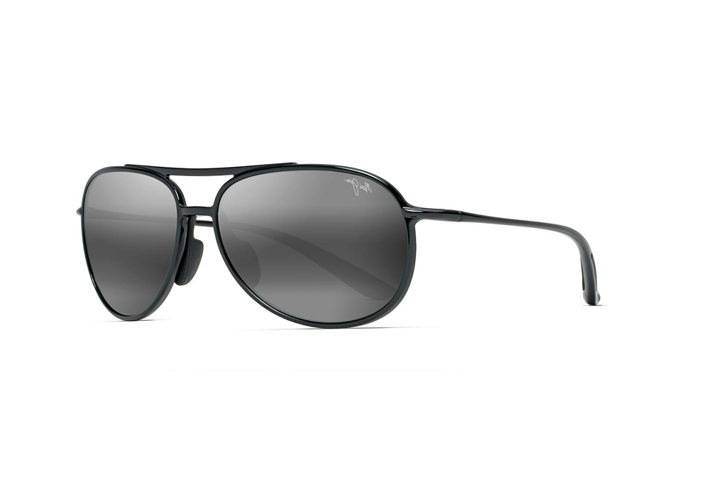 Maui Jim   Alelele Bridge 438-02 Neutral GreyBlack Gloss