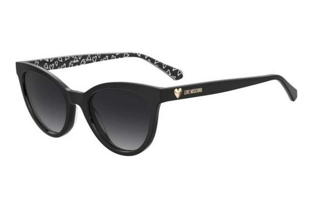 Moschino   MOL079/S INA/9O BLACK PATTERN BLACK