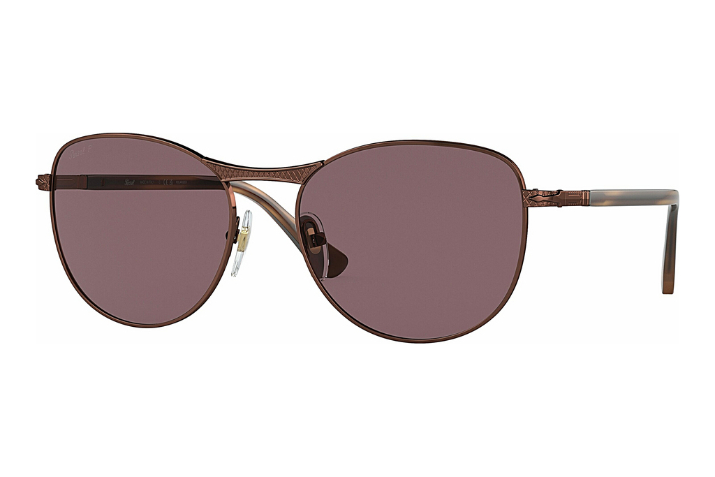 Persol   PO1002S 1124AF Dark Violet PolarizedShiny Brown