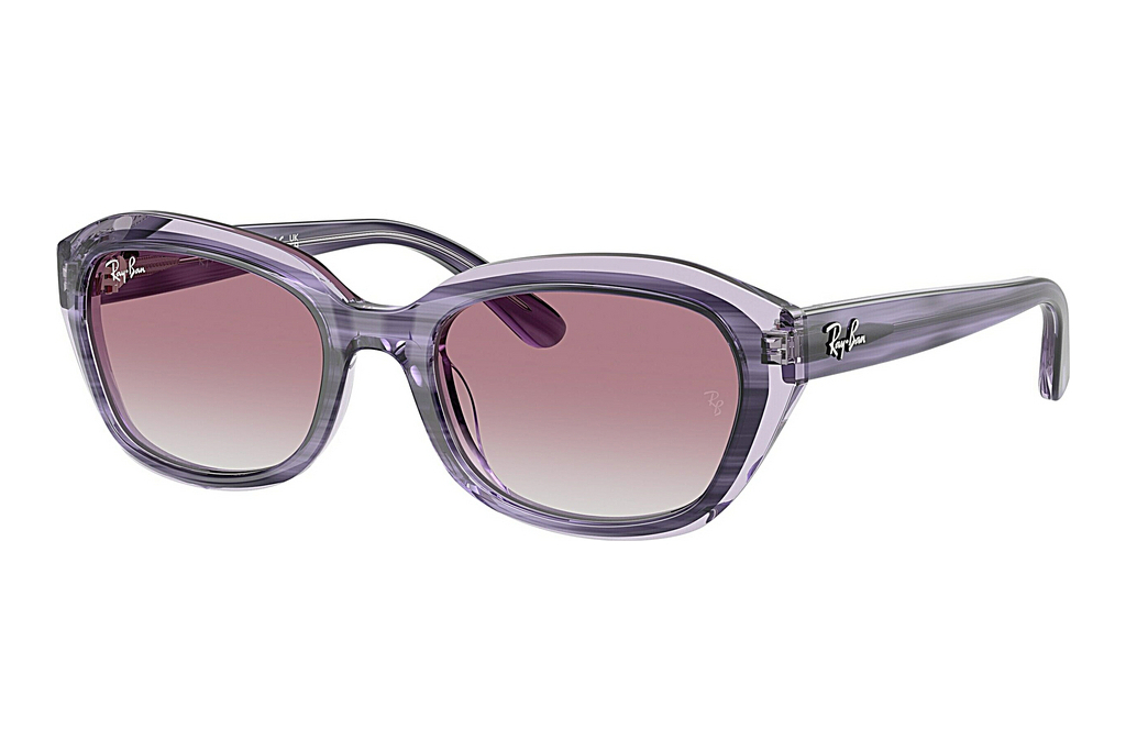 Ray-Ban Junior   RJ9081S 71748G Grey Gradient VioletStriped Violet On Transparent Violet