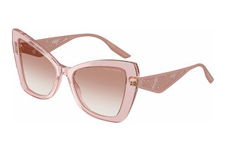 Dolce & Gabbana DG4489 322613 Clear Gradient BrownTransparent Powder Pink