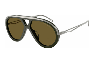 Emporio Armani EA4242U 621473 Dark BrownShiny Olive Green