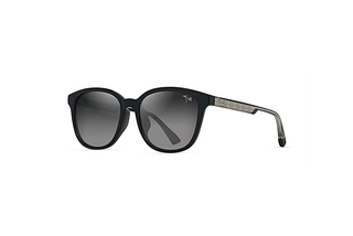 Maui Jim Kuikahi AF GS647-14A Neutral GreyShiny Black w/Trans Light Grey