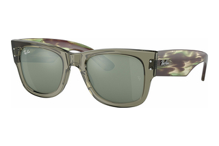 Ray-Ban RB0840S 66355C SilverTransparent Green
