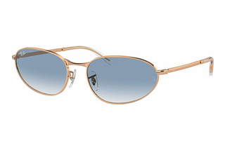Ray-Ban RB3734 92023F Clear & BlueRose Gold