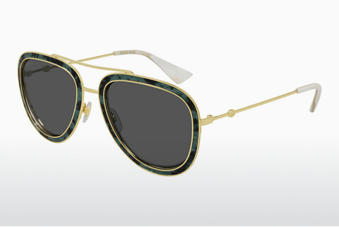 слънчеви очила Gucci GG0062S LEATHER 002