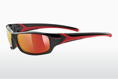 слънчеви очила UVEX SPORTS sportstyle 211 black-red