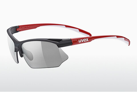 слънчеви очила UVEX SPORTS sportstyle 802 V black red white
