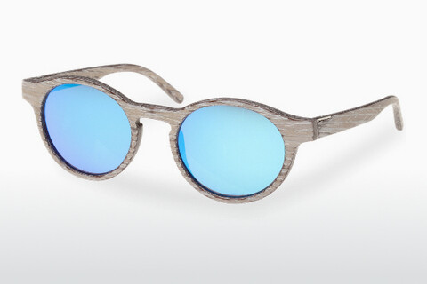 слънчеви очила Wood Fellas Flaucher (10754 chalk oak/blue)