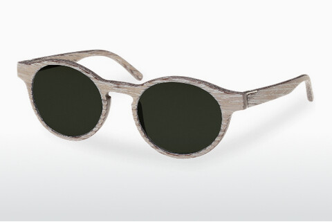 слънчеви очила Wood Fellas Flaucher (10754 chalk oak/green)