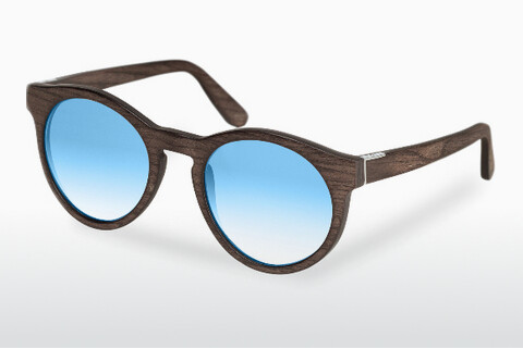 слънчеви очила Wood Fellas Au (10756 black oak/blue)