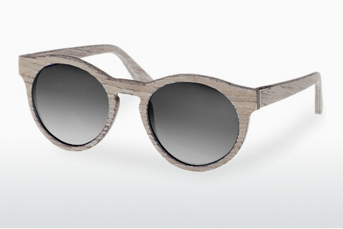 слънчеви очила Wood Fellas Au (10756 chalk oak/grey)