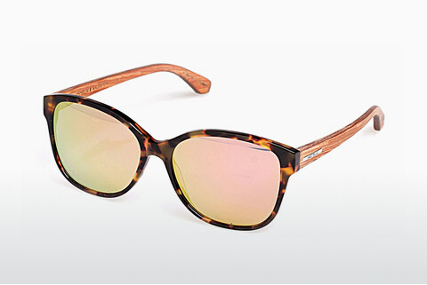 слънчеви очила Wood Fellas Basic Wallerstein (10794 zebrano)