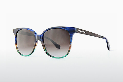 слънчеви очила Wood Fellas Aspect (11713 black oak/blue)