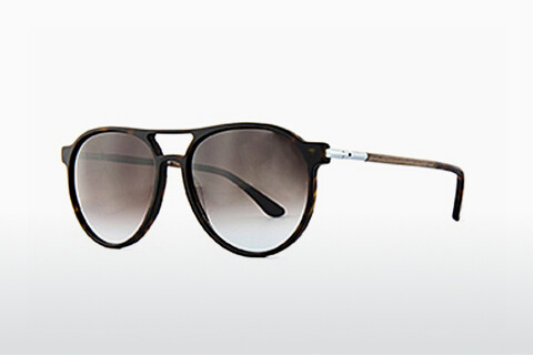 слънчеви очила Wood Fellas Core (11714 curled/havana matte)