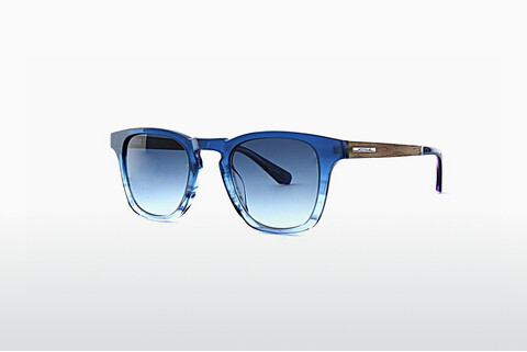 слънчеви очила Wood Fellas Mindset (11717 walnut/blue)