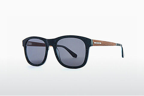 слънчеви очила Wood Fellas Mirror (11719 macassar/blue)